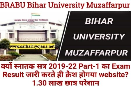 BRABU Bihar University Muzaffarpur, BRABU Part-1 Result, Bihar University Muzaffarpur, स्नातक सत्र 2019-22 Part-1, 2019-22 Part-1 Result