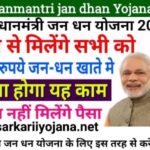 Pradhanmantri Jan Dhan Yojana, PM Jan Dhan Yojana, प्रधानमंत्री जन धन योजना, PM Jan Dhan Scheme, प्रधानमंत्री जन धन स्कीम