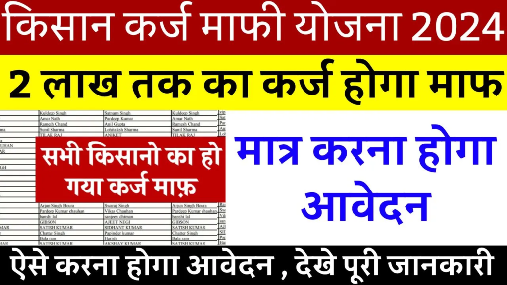 Kisan Karj Mafi Yojana List 2024: किसानों का होगा कर्ज माफ, नई सूची हुआ जारी अपना नाम चेक करे, My Scheme, PM Modi Yojana